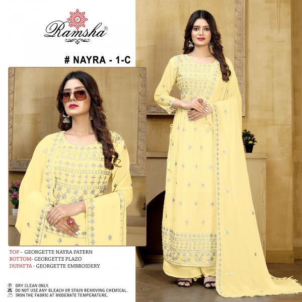 Ramsha Nayra 1 Exclusive Designer Pakistani Suit Collection